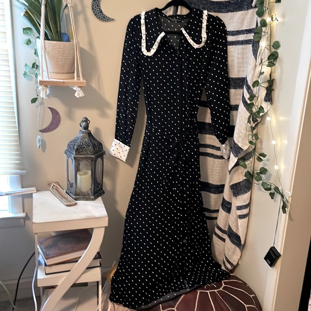 50’s-Style Polka-Dot Dress